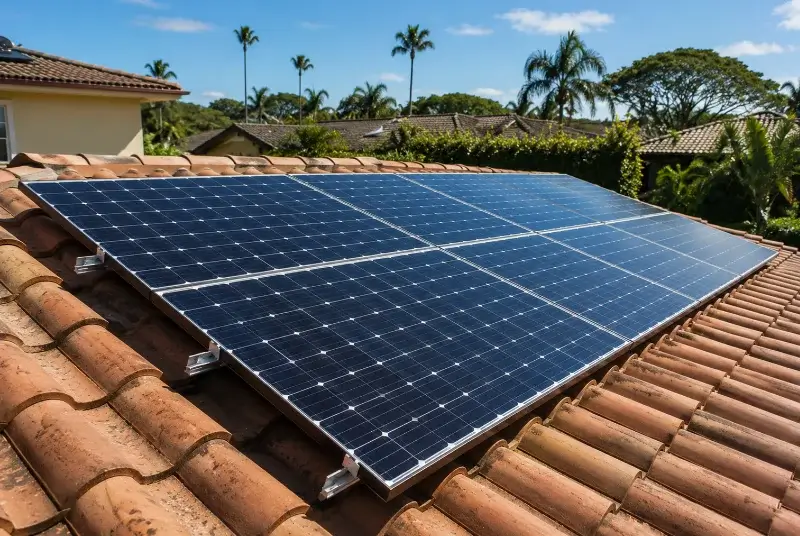 Installation de panneaux solaires à Villelongue-dels-Monts